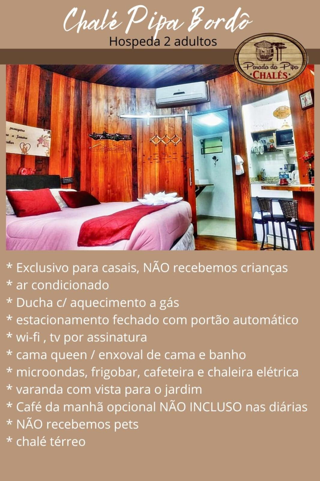 Chale Tematico Em Pipa De Vinho - Parada Da Pipa Chalet Canela