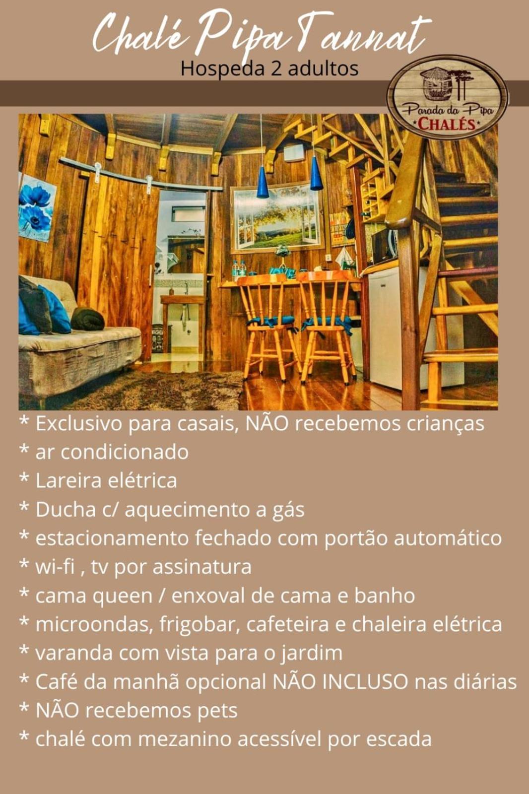 Chale Tematico Em Pipa De Vinho - Parada Da Pipa Chalet